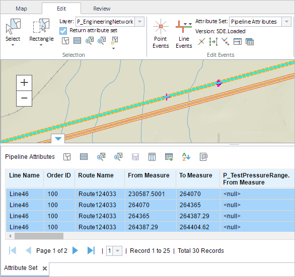 Results of querying attribute sets Results of querying attribute sets